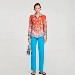 Sandro Paris Tops E Camisas-Camisa Estampada