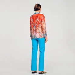 Sandro Paris Tops E Camisas-Camisa Estampada