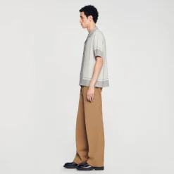 Sandro Paris Camisas-Camisa Estampada Manga Curta