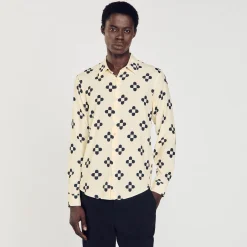 Sandro Paris Camisas-Camisa Flor Cruzada