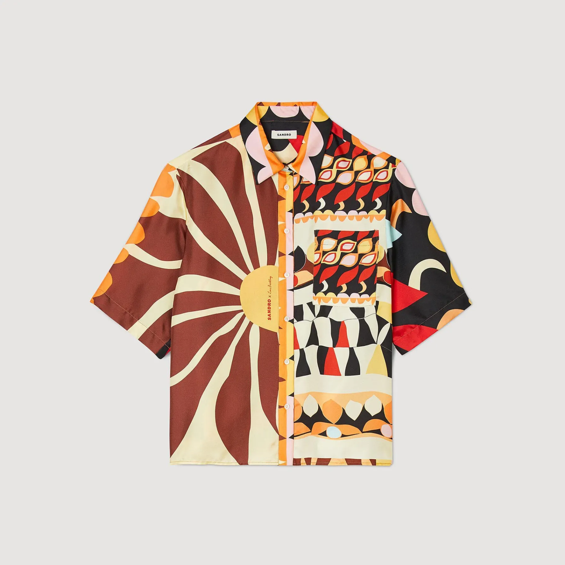 Sandro Paris Conjuntos-Camisa Fluida Estampada