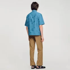 Sandro Paris Camisas-Camisa Grande Em Jacquard