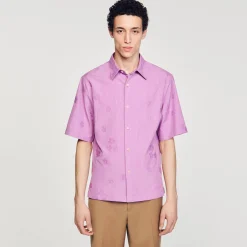 Sandro Paris Camisas-Camisa Grande Em Jacquard