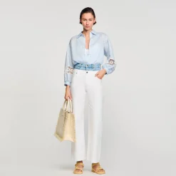 Sandro Paris Tops E Camisas-Camisa Listrada