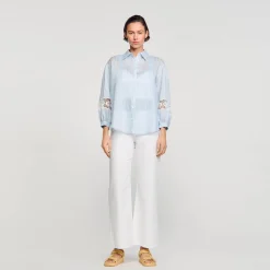 Sandro Paris Tops E Camisas-Camisa Listrada