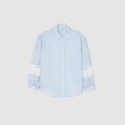 Sandro Paris Tops E Camisas-Camisa Listrada