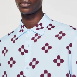 Sandro Paris Camisas-Camisa Manga Curta Flor Cruzada