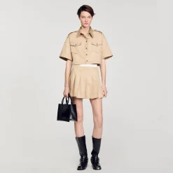 Sandro Paris Tops E Camisas-Camisa Oficial Curta