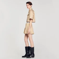 Sandro Paris Tops E Camisas-Camisa Oficial Curta