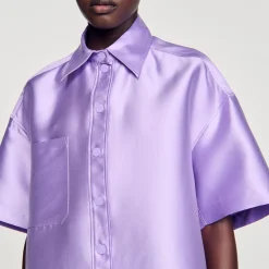 Sandro Paris Conjuntos-Camisa Oversized De Cetim