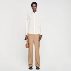 Sandro Paris Camisas-Camisa Plissada Fluida