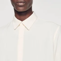Sandro Paris Camisas-Camisa Plissada Fluida