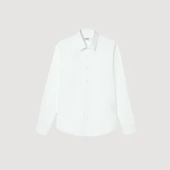 Sandro Paris Camisas-Camisa Slim Fit De Algodao Stretch