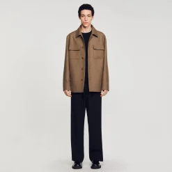 Sandro Paris Camisas-Camiseta Abotoada