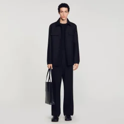 Sandro Paris Camisas-Camiseta Abotoada