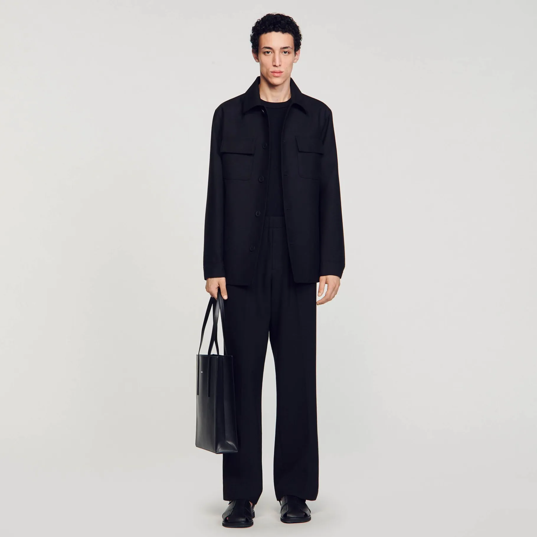 Sandro Paris Camisas-Camiseta Abotoada