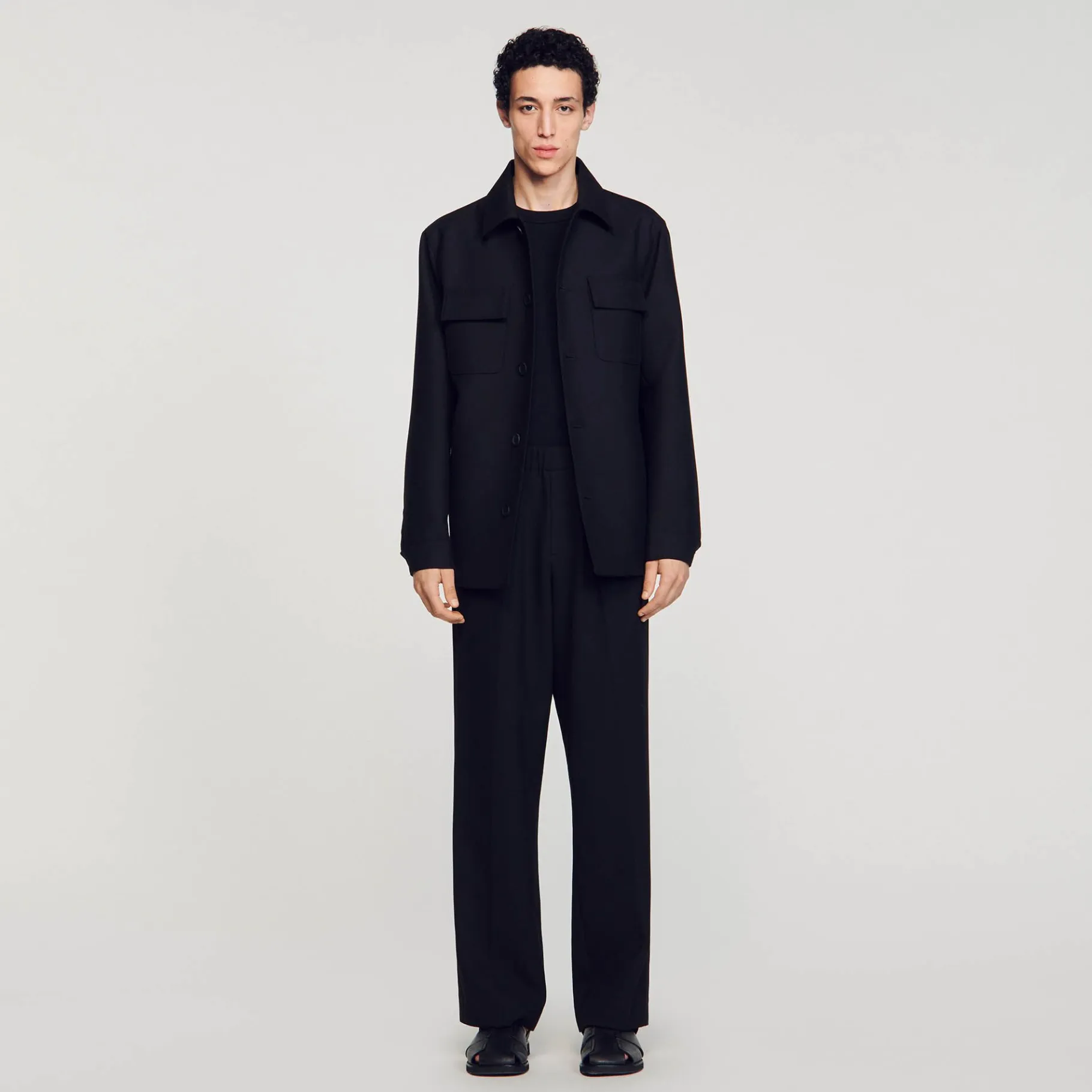 Sandro Paris Camisas-Camiseta Abotoada