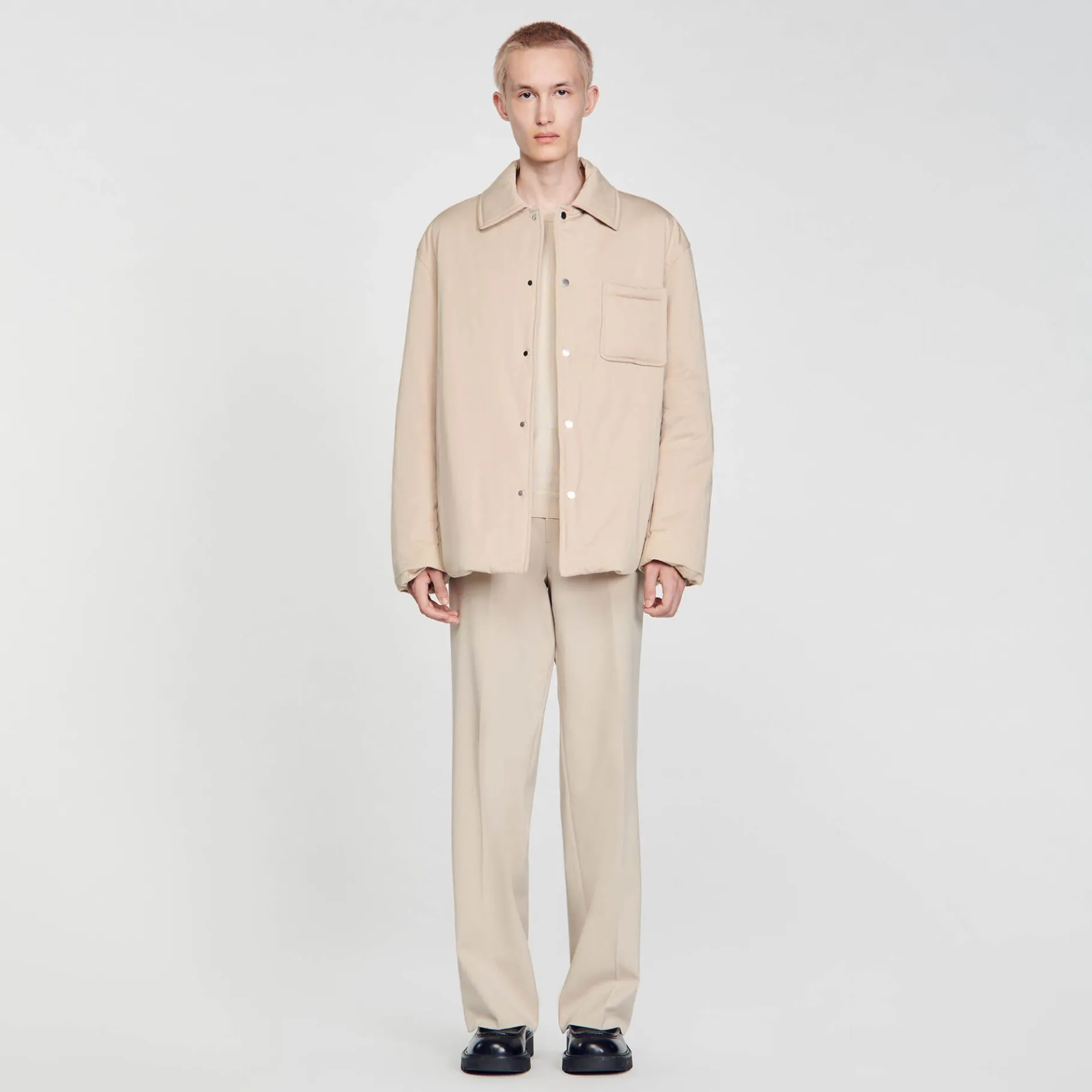 Sandro Paris Camisas-Camiseta Acolchoada