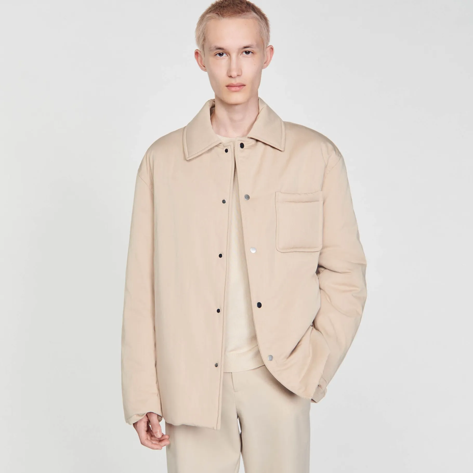 Sandro Paris Camisas-Camiseta Acolchoada