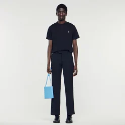 Sandro Paris Camisetas E Pólos-Camiseta Com Patch Cruzado Quadrado