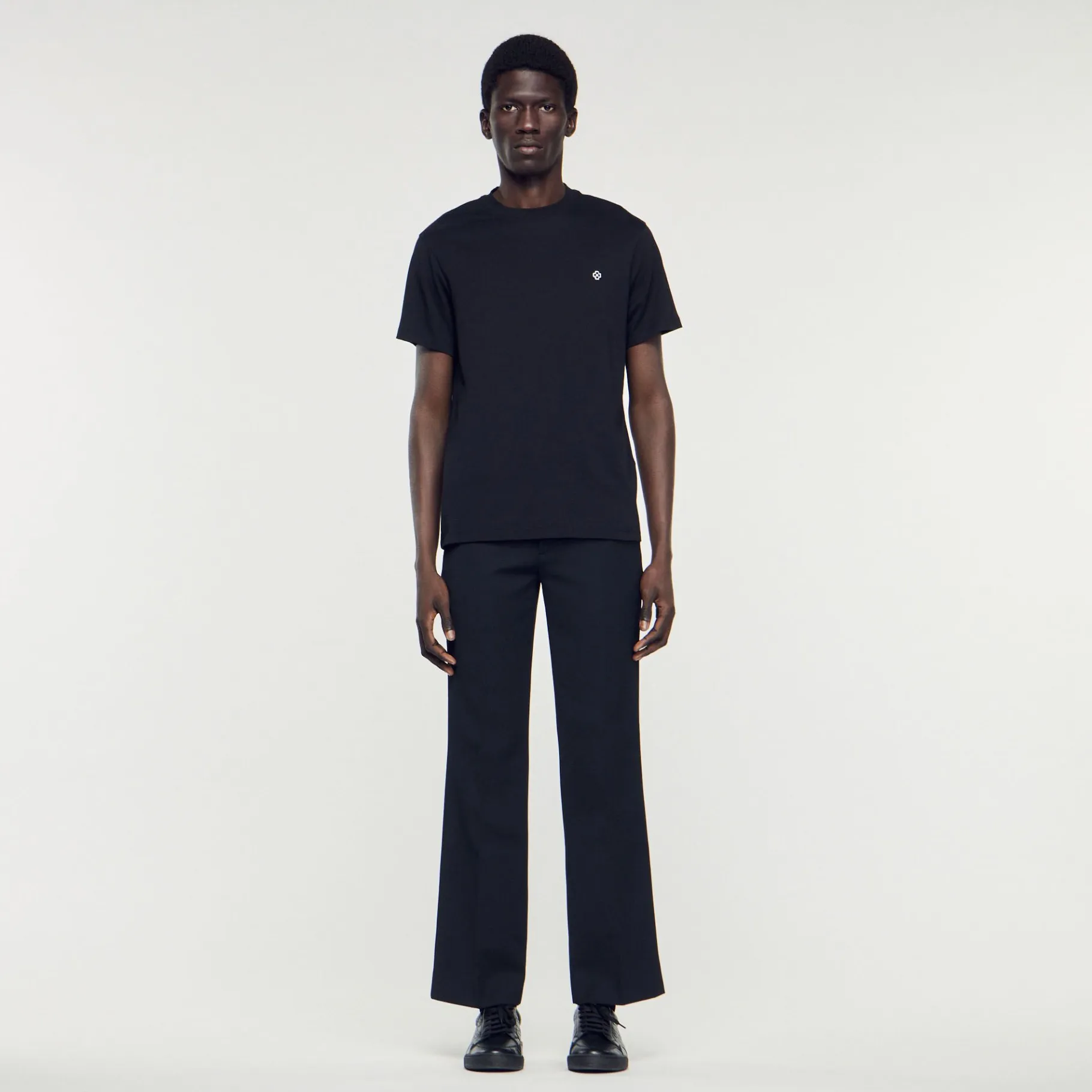 Sandro Paris Camisetas E Pólos-Camiseta Com Patch Cruzado Quadrado