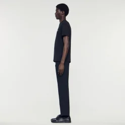 Sandro Paris Camisetas E Pólos-Camiseta Com Patch Cruzado Quadrado