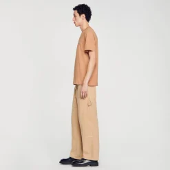 Sandro Paris Camisetas E Pólos-Camiseta Com Patch Cruzado Quadrado