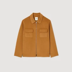 Sandro Paris Camisas-Camiseta Com Ziper