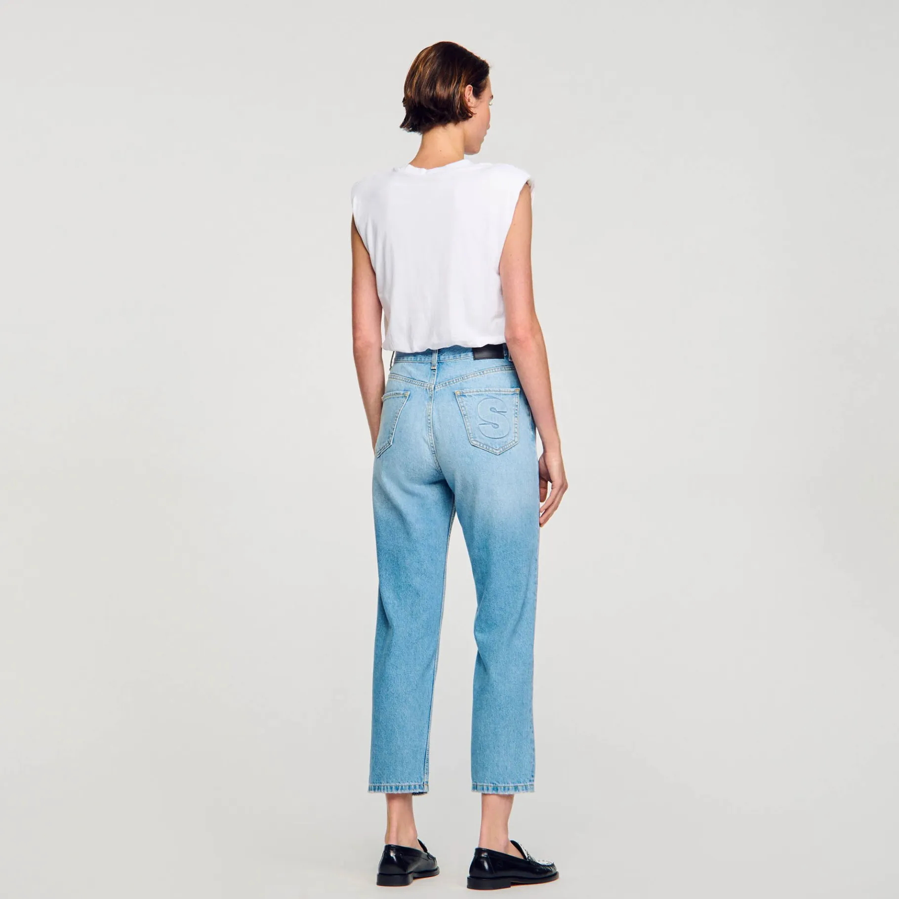 Sandro Paris Camisetas-Camiseta Curta De Algodao