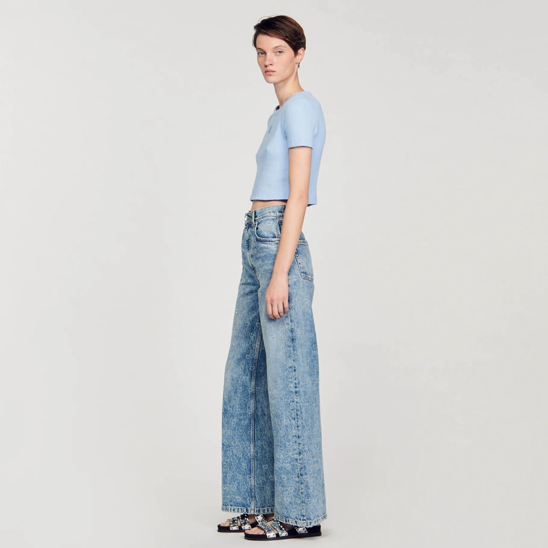 Sandro Paris Camisetas-Camiseta Curta