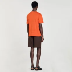 Sandro Paris Camisetas E Pólos-Camiseta De Linho Certificada