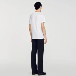 Sandro Paris Camisetas E Pólos-Camiseta De Manga Curta