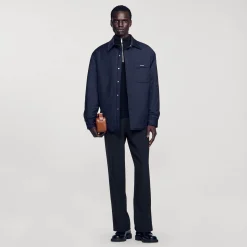 Sandro Paris Camisas-Camiseta Oversized Acolchoada