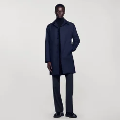 Sandro Paris Casacos E Jaquetas-Capa De Chuva Em Tecido Tecnico