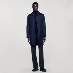 Sandro Paris Casacos E Jaquetas-Capa De Chuva Em Tecido Tecnico