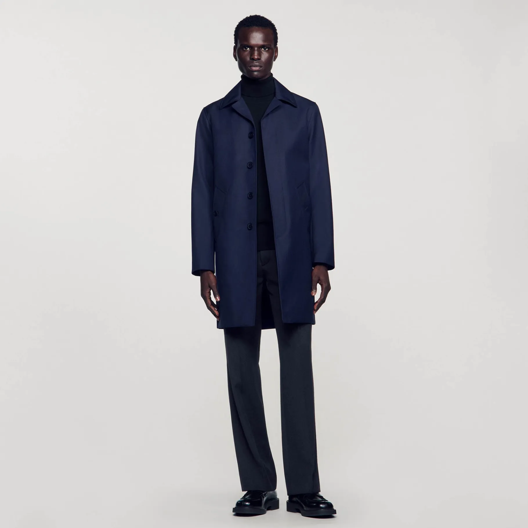 Sandro Paris Casacos E Jaquetas-Capa De Chuva Em Tecido Tecnico