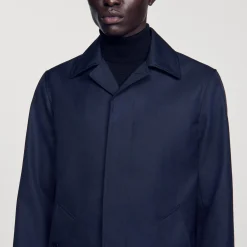 Sandro Paris Casacos E Jaquetas-Capa De Chuva Em Tecido Tecnico