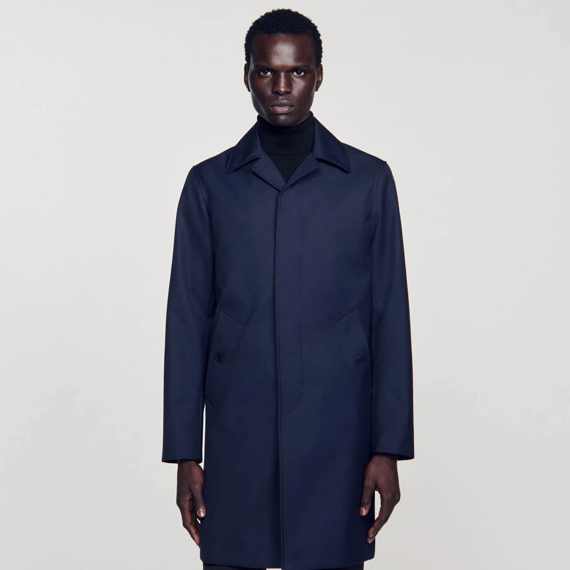 Sandro Paris Casacos E Jaquetas-Capa De Chuva Em Tecido Tecnico