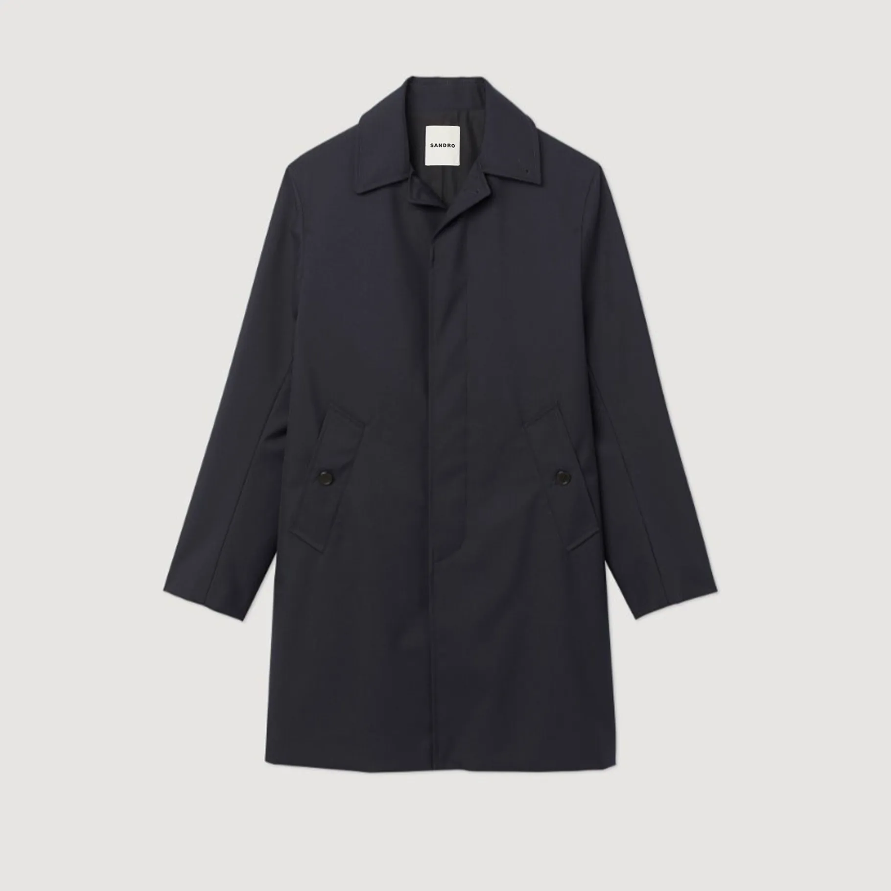 Sandro Paris Casacos E Jaquetas-Capa De Chuva Em Tecido Tecnico