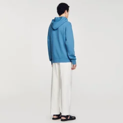 Sandro Paris Moletons E Jogging-Capuz De Algodao Com Flor