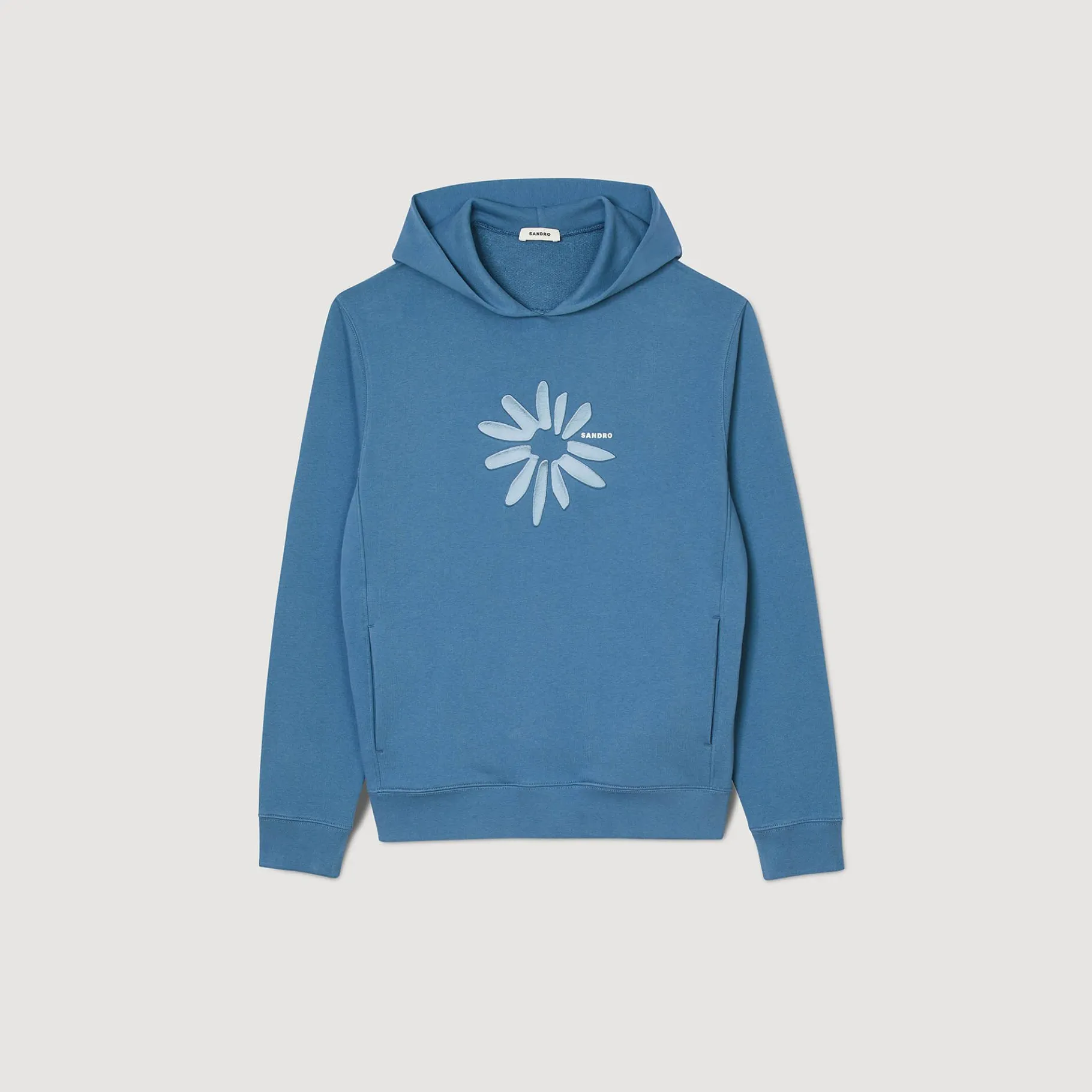 Sandro Paris Moletons E Jogging-Capuz De Algodao Com Flor