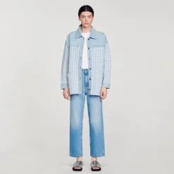 Sandro Paris Suéteres E Cardigans-Cardicoat Houndstooth