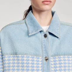 Sandro Paris Suéteres E Cardigans-Cardicoat Houndstooth