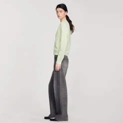 Sandro Paris Suéteres E Cardigans-Cardiga Bicolor