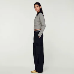 Sandro Paris Suéteres E Cardigans-Cardiga Curto