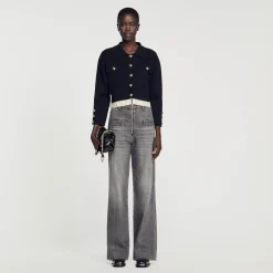 Sandro Paris Suéteres E Cardigans-Cardiga De Camisa