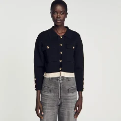 Sandro Paris Suéteres E Cardigans-Cardiga De Camisa