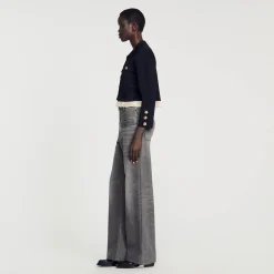 Sandro Paris Suéteres E Cardigans-Cardiga De Camisa