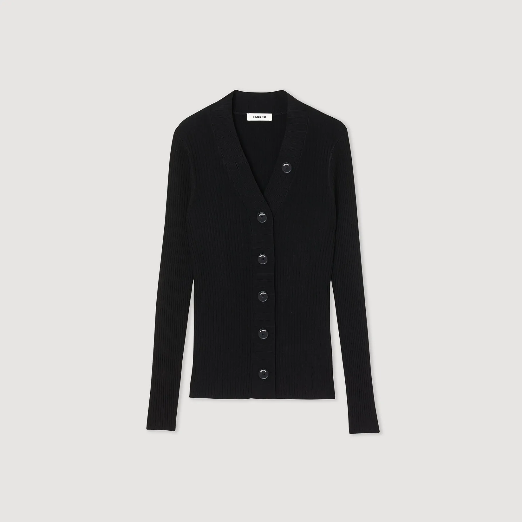 Sandro Paris Suéteres E Cardigans-Cardiga De Viscose Certificado