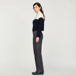 Sandro Paris Suéteres E Cardigans-Cardiga De Viscose Certificado